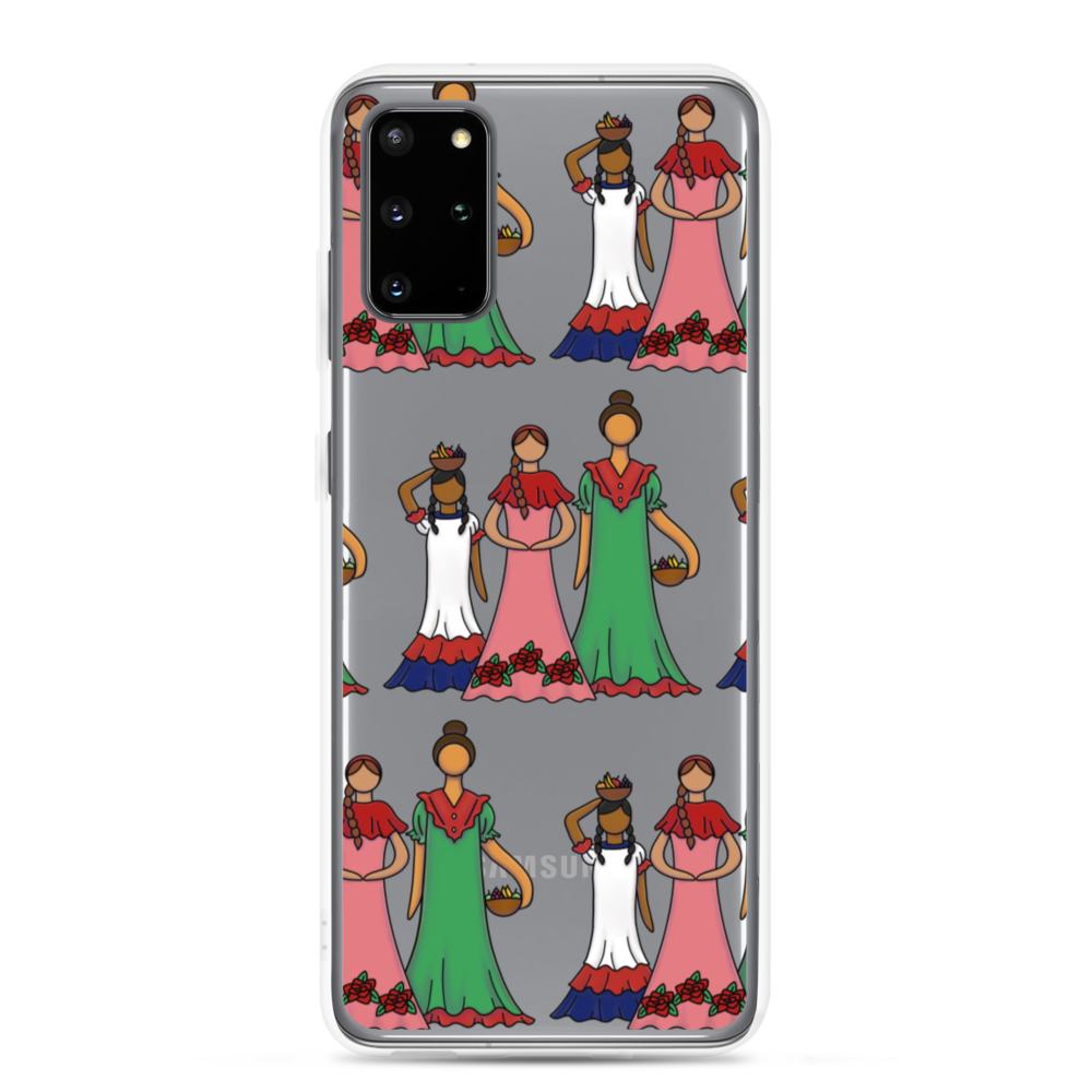 Dominican Faceless Dolls Samsung Case  - 2020 - DominicanGirlfriend.com - Frases Dominicanas - República Dominicana Lifestyle Graphic T-Shirts Streetwear & Accessories - New York - Bronx - Washington Heights - Miami - Florida - Boca Chica - USA - Dominican Clothing