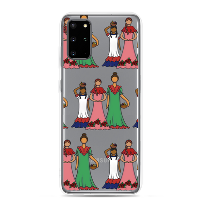 Dominican Faceless Dolls Samsung Case  - 2020 - DominicanGirlfriend.com - Frases Dominicanas - República Dominicana Lifestyle Graphic T-Shirts Streetwear & Accessories - New York - Bronx - Washington Heights - Miami - Florida - Boca Chica - USA - Dominican Clothing