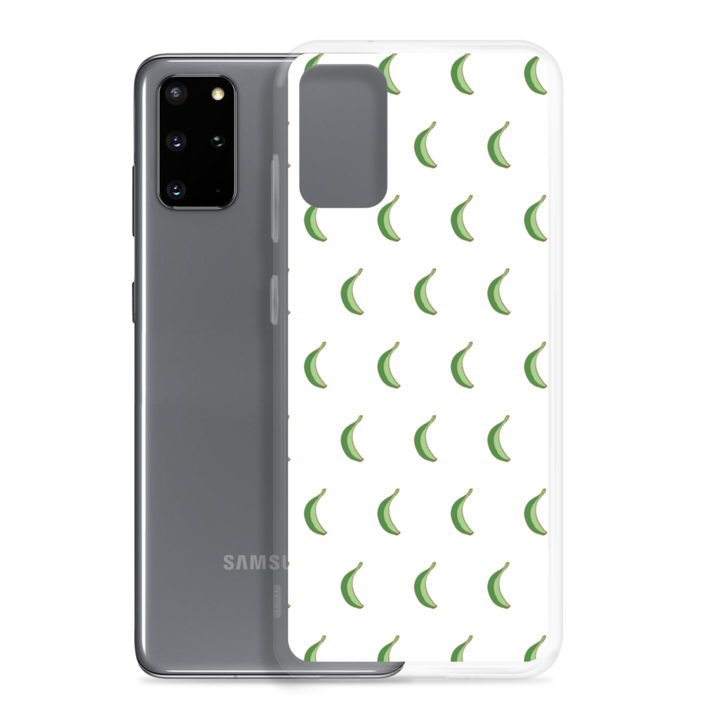 Platano All-Over Samsung Case (White)  - 2020 - DominicanGirlfriend.com - Frases Dominicanas - República Dominicana Lifestyle Graphic T-Shirts Streetwear & Accessories - New York - Bronx - Washington Heights - Miami - Florida - Boca Chica - USA - Dominican Clothing