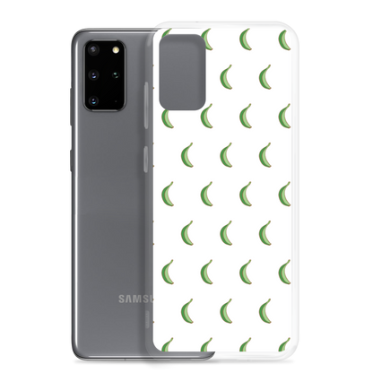 Platano All-Over Samsung Case (White)  - 2020 - DominicanGirlfriend.com - Frases Dominicanas - República Dominicana Lifestyle Graphic T-Shirts Streetwear & Accessories - New York - Bronx - Washington Heights - Miami - Florida - Boca Chica - USA - Dominican Clothing
