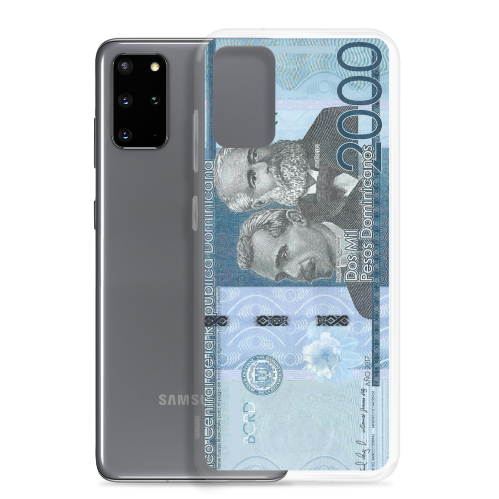 2000 Dominican Pesos Samsung Case  - 2020 - DominicanGirlfriend.com - Frases Dominicanas - República Dominicana Lifestyle Graphic T-Shirts Streetwear & Accessories - New York - Bronx - Washington Heights - Miami - Florida - Boca Chica - USA - Dominican Clothing