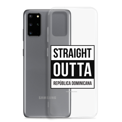 Straight Outta República Dominicana Samsung Case  - 2020 - DominicanGirlfriend.com - Frases Dominicanas - República Dominicana Lifestyle Graphic T-Shirts Streetwear & Accessories - New York - Bronx - Washington Heights - Miami - Florida - Boca Chica - USA - Dominican Clothing