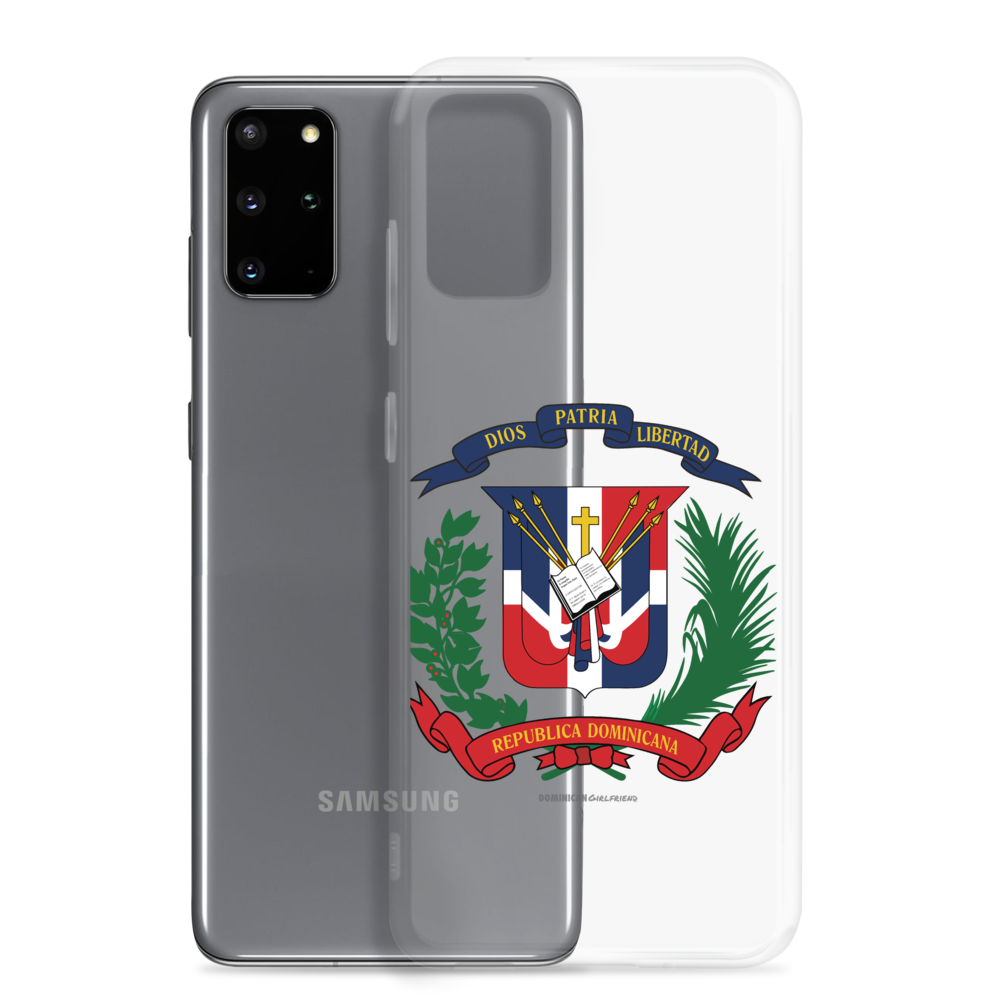 Escudo de la República Dominicana Samsung Case  - 2020 - DominicanGirlfriend.com - Frases Dominicanas - República Dominicana Lifestyle Graphic T-Shirts Streetwear & Accessories - New York - Bronx - Washington Heights - Miami - Florida - Boca Chica - USA - Dominican Clothing
