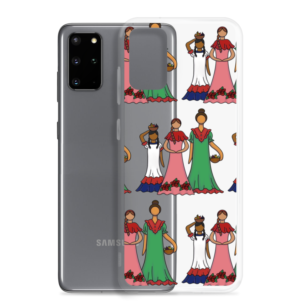 Dominican Faceless Dolls Samsung Case  - 2020 - DominicanGirlfriend.com - Frases Dominicanas - República Dominicana Lifestyle Graphic T-Shirts Streetwear & Accessories - New York - Bronx - Washington Heights - Miami - Florida - Boca Chica - USA - Dominican Clothing