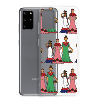 Dominican Faceless Dolls Samsung Case  - 2020 - DominicanGirlfriend.com - Frases Dominicanas - República Dominicana Lifestyle Graphic T-Shirts Streetwear & Accessories - New York - Bronx - Washington Heights - Miami - Florida - Boca Chica - USA - Dominican Clothing
