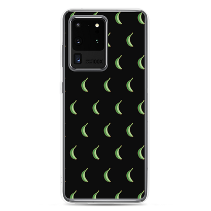 Platano All-Over Samsung Case (Black)  - 2020 - DominicanGirlfriend.com - Frases Dominicanas - República Dominicana Lifestyle Graphic T-Shirts Streetwear & Accessories - New York - Bronx - Washington Heights - Miami - Florida - Boca Chica - USA - Dominican Clothing