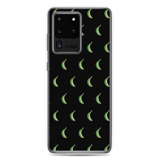 Platano All-Over Samsung Case (Black)  - 2020 - DominicanGirlfriend.com - Frases Dominicanas - República Dominicana Lifestyle Graphic T-Shirts Streetwear & Accessories - New York - Bronx - Washington Heights - Miami - Florida - Boca Chica - USA - Dominican Clothing
