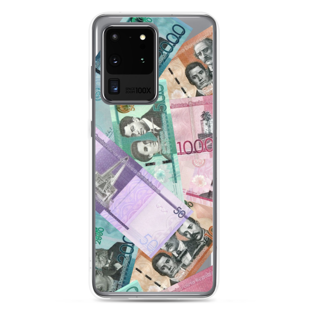 Dominican Pesos Samsung Case  - 2020 - DominicanGirlfriend.com - Frases Dominicanas - República Dominicana Lifestyle Graphic T-Shirts Streetwear & Accessories - New York - Bronx - Washington Heights - Miami - Florida - Boca Chica - USA - Dominican Clothing