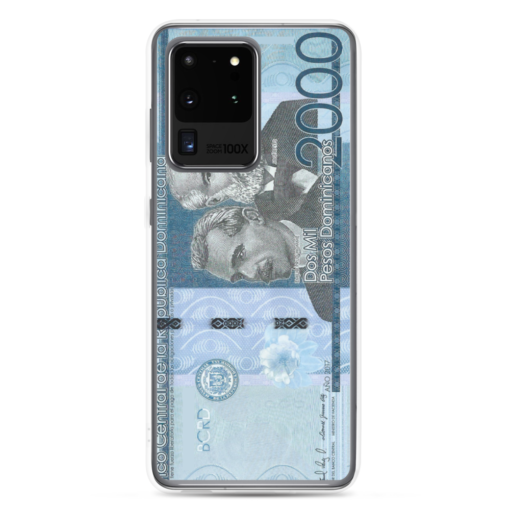 2000 Dominican Pesos Samsung Case  - 2020 - DominicanGirlfriend.com - Frases Dominicanas - República Dominicana Lifestyle Graphic T-Shirts Streetwear & Accessories - New York - Bronx - Washington Heights - Miami - Florida - Boca Chica - USA - Dominican Clothing