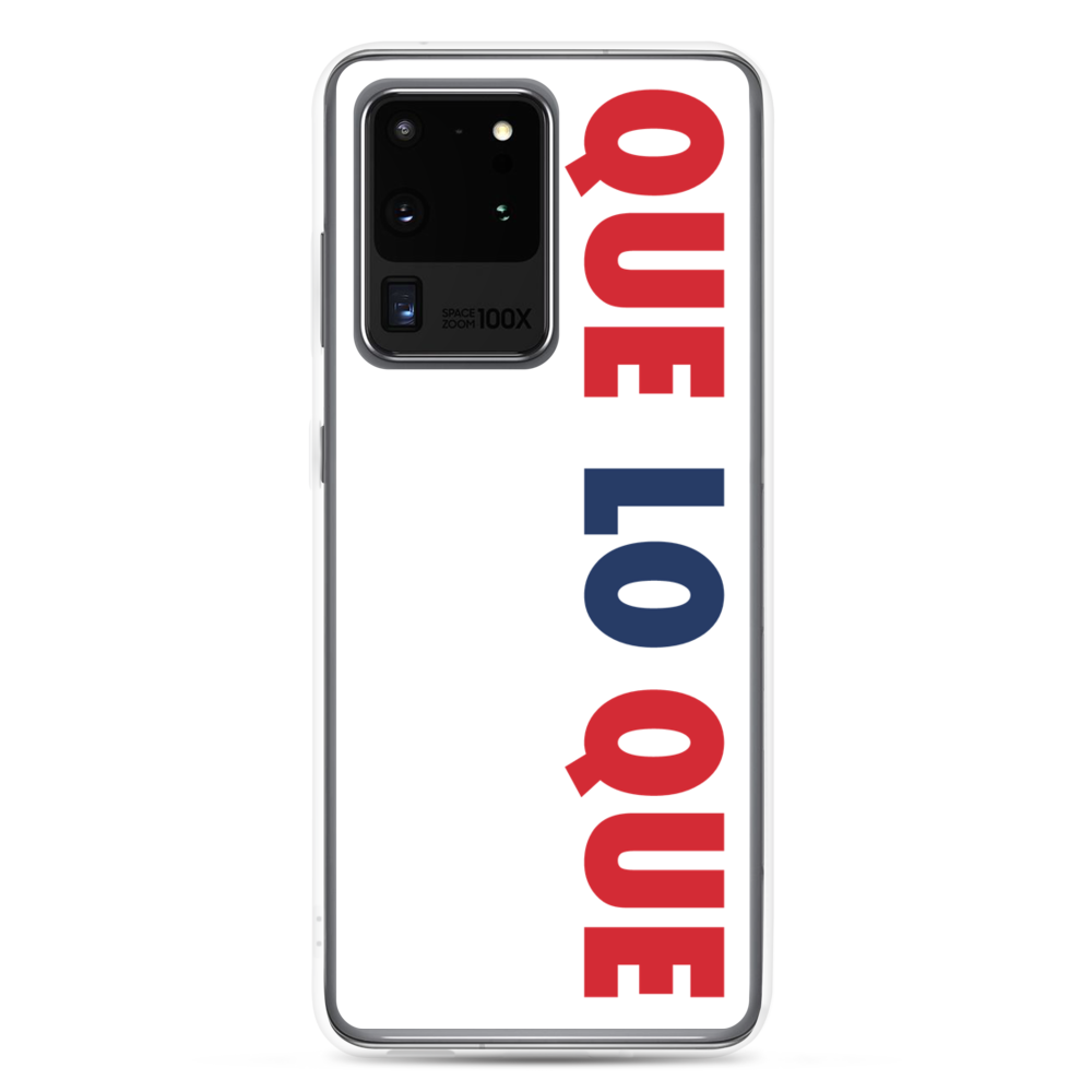 Que Lo Que Samsung Case  - 2020 - DominicanGirlfriend.com - Frases Dominicanas - República Dominicana Lifestyle Graphic T-Shirts Streetwear & Accessories - New York - Bronx - Washington Heights - Miami - Florida - Boca Chica - USA - Dominican Clothing