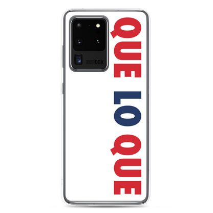 Que Lo Que Samsung Case  - 2020 - DominicanGirlfriend.com - Frases Dominicanas - República Dominicana Lifestyle Graphic T-Shirts Streetwear & Accessories - New York - Bronx - Washington Heights - Miami - Florida - Boca Chica - USA - Dominican Clothing