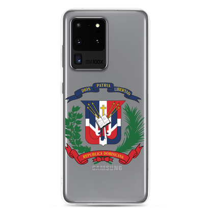 Escudo de la República Dominicana Samsung Case  - 2020 - DominicanGirlfriend.com - Frases Dominicanas - República Dominicana Lifestyle Graphic T-Shirts Streetwear & Accessories - New York - Bronx - Washington Heights - Miami - Florida - Boca Chica - USA - Dominican Clothing