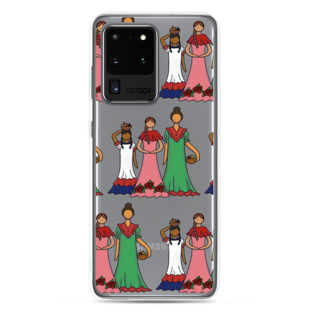 Dominican Faceless Dolls Samsung Case  - 2020 - DominicanGirlfriend.com - Frases Dominicanas - República Dominicana Lifestyle Graphic T-Shirts Streetwear & Accessories - New York - Bronx - Washington Heights - Miami - Florida - Boca Chica - USA - Dominican Clothing