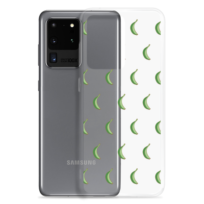 Platano All-Over Samsung Case (Transparent)  - 2020 - DominicanGirlfriend.com - Frases Dominicanas - República Dominicana Lifestyle Graphic T-Shirts Streetwear & Accessories - New York - Bronx - Washington Heights - Miami - Florida - Boca Chica - USA - Dominican Clothing
