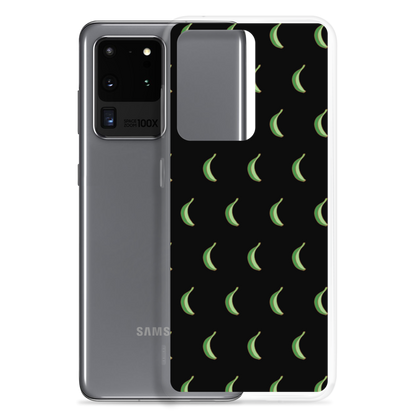 Platano All-Over Samsung Case (Black)  - 2020 - DominicanGirlfriend.com - Frases Dominicanas - República Dominicana Lifestyle Graphic T-Shirts Streetwear & Accessories - New York - Bronx - Washington Heights - Miami - Florida - Boca Chica - USA - Dominican Clothing