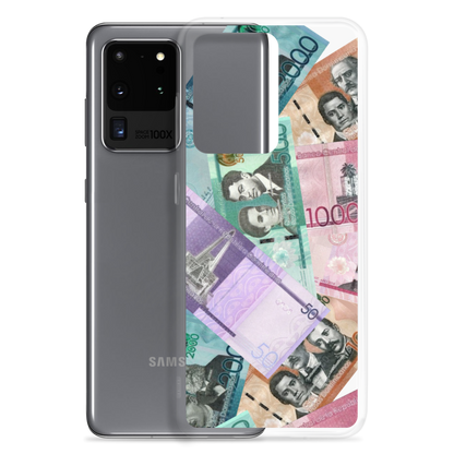 Dominican Pesos Samsung Case  - 2020 - DominicanGirlfriend.com - Frases Dominicanas - República Dominicana Lifestyle Graphic T-Shirts Streetwear & Accessories - New York - Bronx - Washington Heights - Miami - Florida - Boca Chica - USA - Dominican Clothing