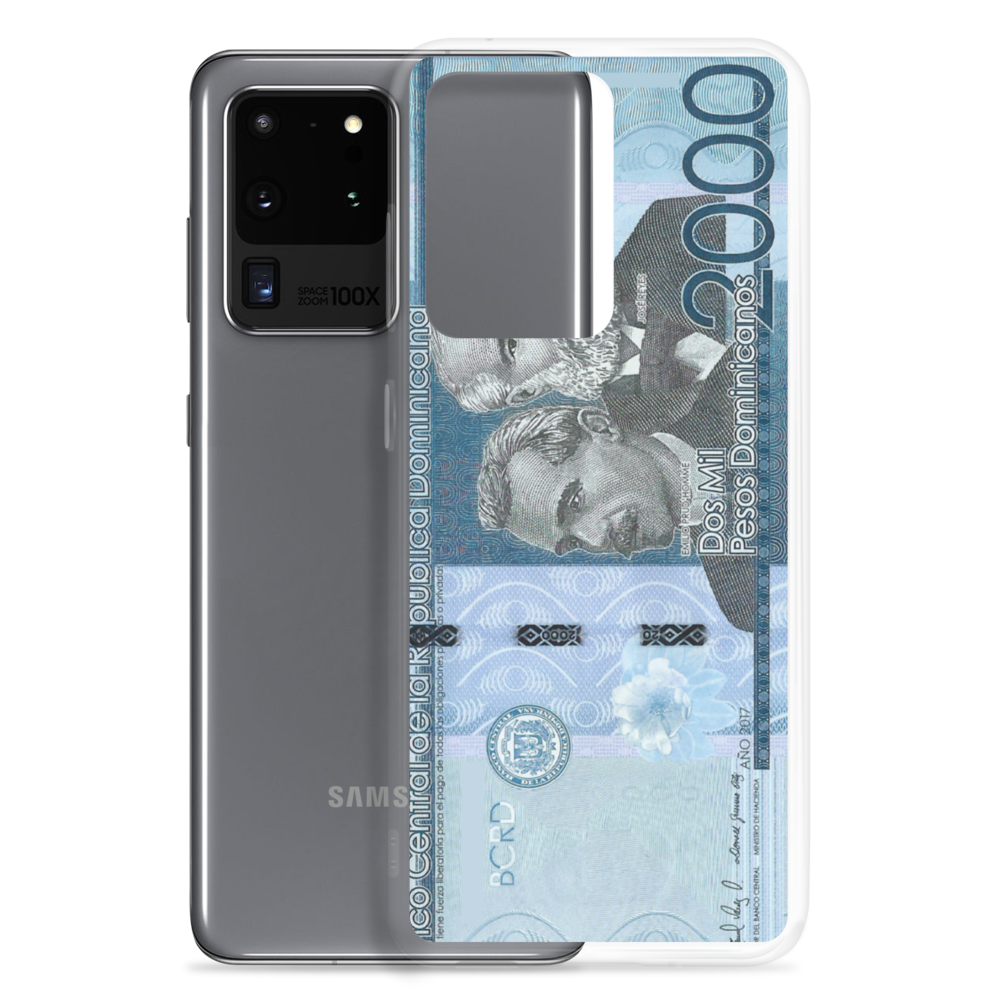 2000 Dominican Pesos Samsung Case  - 2020 - DominicanGirlfriend.com - Frases Dominicanas - República Dominicana Lifestyle Graphic T-Shirts Streetwear & Accessories - New York - Bronx - Washington Heights - Miami - Florida - Boca Chica - USA - Dominican Clothing
