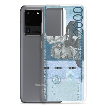 2000 Dominican Pesos Samsung Case  - 2020 - DominicanGirlfriend.com - Frases Dominicanas - República Dominicana Lifestyle Graphic T-Shirts Streetwear & Accessories - New York - Bronx - Washington Heights - Miami - Florida - Boca Chica - USA - Dominican Clothing