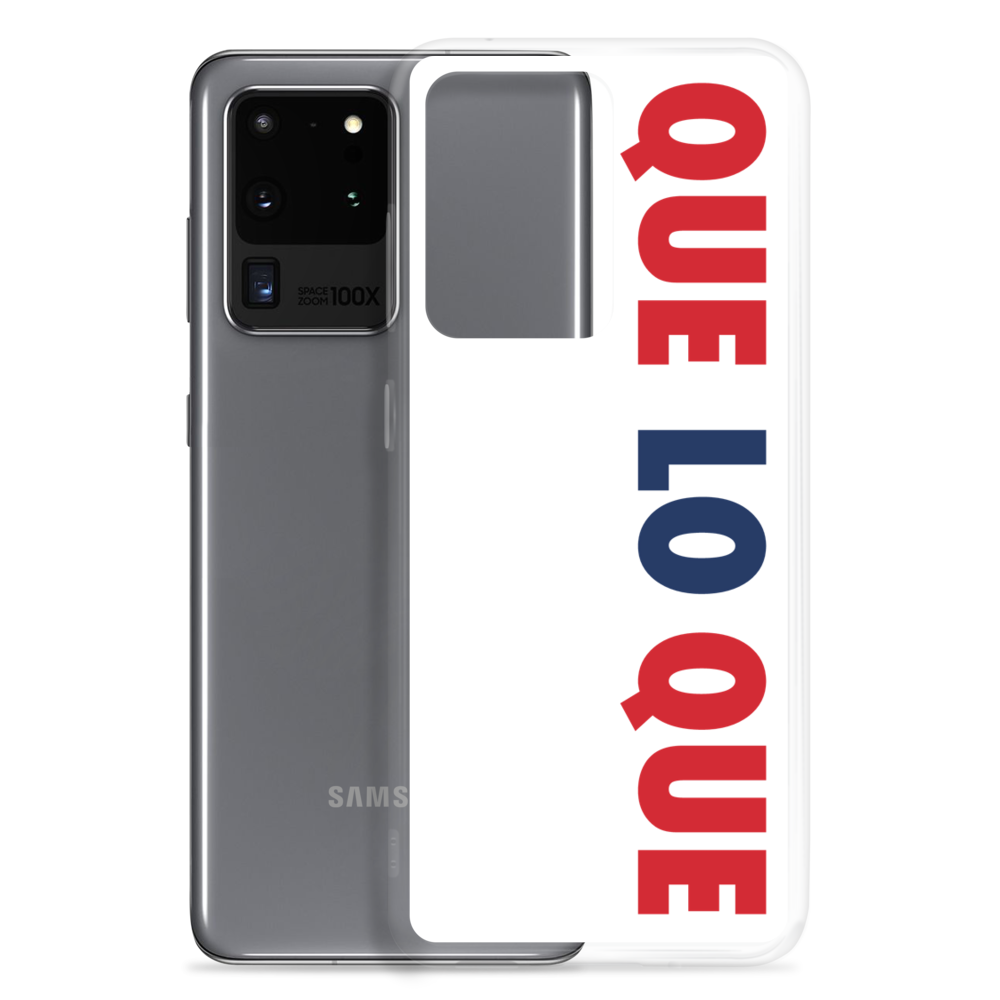 Que Lo Que Samsung Case  - 2020 - DominicanGirlfriend.com - Frases Dominicanas - República Dominicana Lifestyle Graphic T-Shirts Streetwear & Accessories - New York - Bronx - Washington Heights - Miami - Florida - Boca Chica - USA - Dominican Clothing