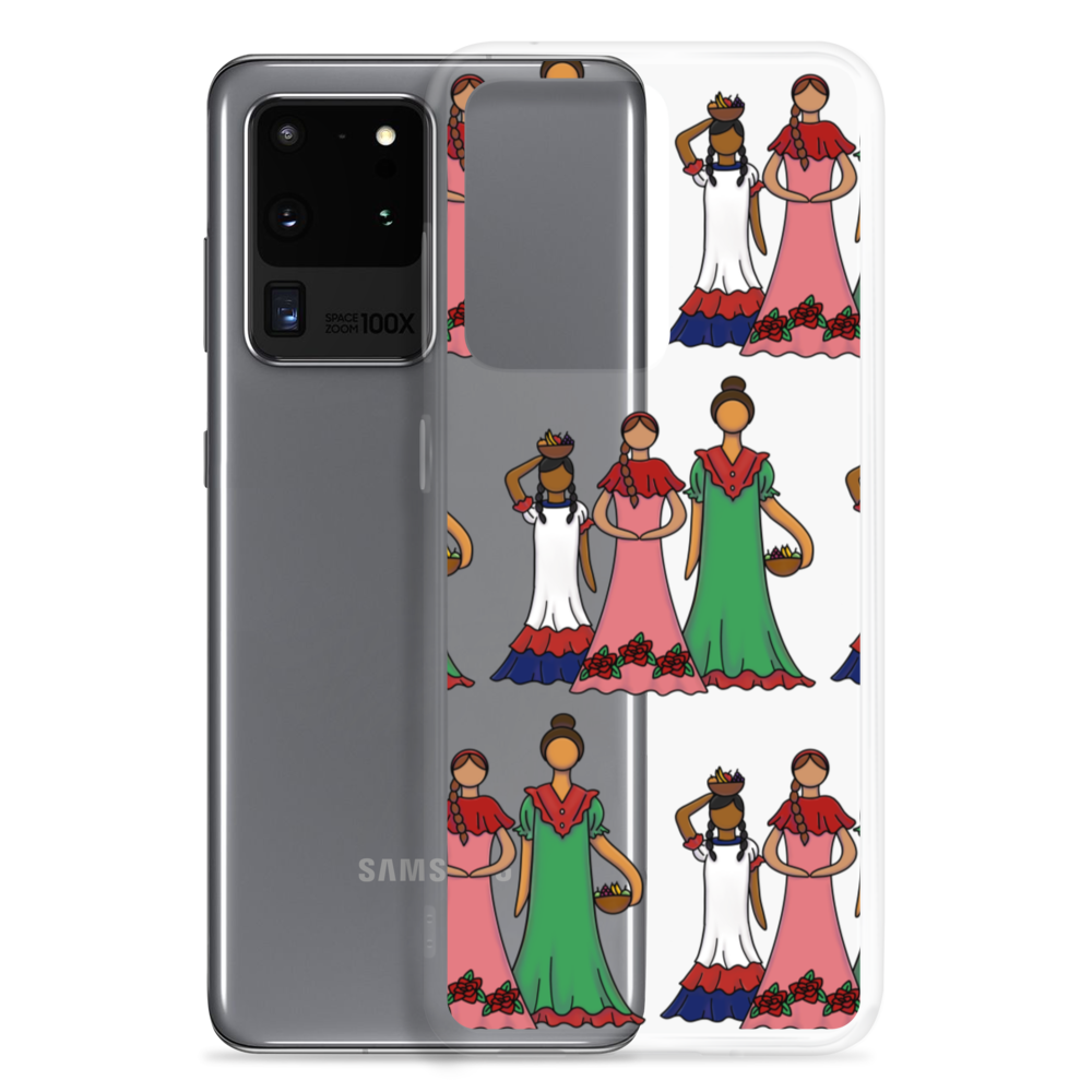 Dominican Faceless Dolls Samsung Case  - 2020 - DominicanGirlfriend.com - Frases Dominicanas - República Dominicana Lifestyle Graphic T-Shirts Streetwear & Accessories - New York - Bronx - Washington Heights - Miami - Florida - Boca Chica - USA - Dominican Clothing