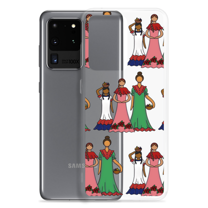Dominican Faceless Dolls Samsung Case  - 2020 - DominicanGirlfriend.com - Frases Dominicanas - República Dominicana Lifestyle Graphic T-Shirts Streetwear & Accessories - New York - Bronx - Washington Heights - Miami - Florida - Boca Chica - USA - Dominican Clothing