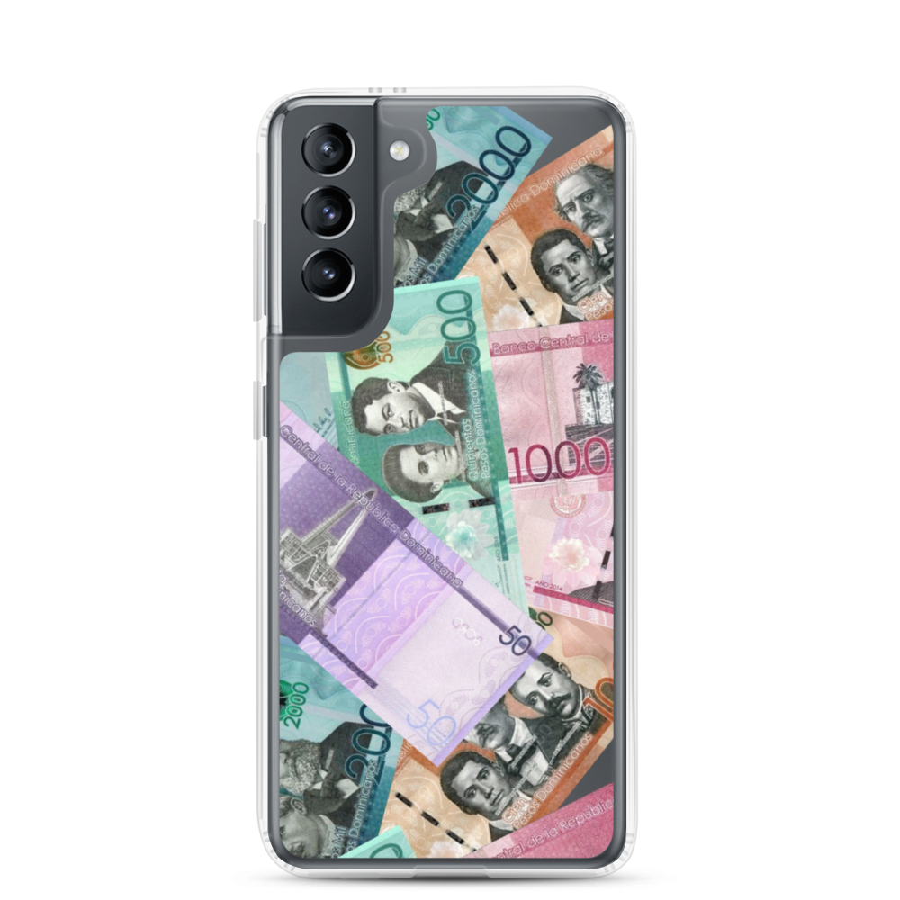 Dominican Pesos Samsung Case  - 2020 - DominicanGirlfriend.com - Frases Dominicanas - República Dominicana Lifestyle Graphic T-Shirts Streetwear & Accessories - New York - Bronx - Washington Heights - Miami - Florida - Boca Chica - USA - Dominican Clothing
