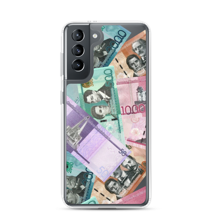 Dominican Pesos Samsung Case  - 2020 - DominicanGirlfriend.com - Frases Dominicanas - República Dominicana Lifestyle Graphic T-Shirts Streetwear & Accessories - New York - Bronx - Washington Heights - Miami - Florida - Boca Chica - USA - Dominican Clothing