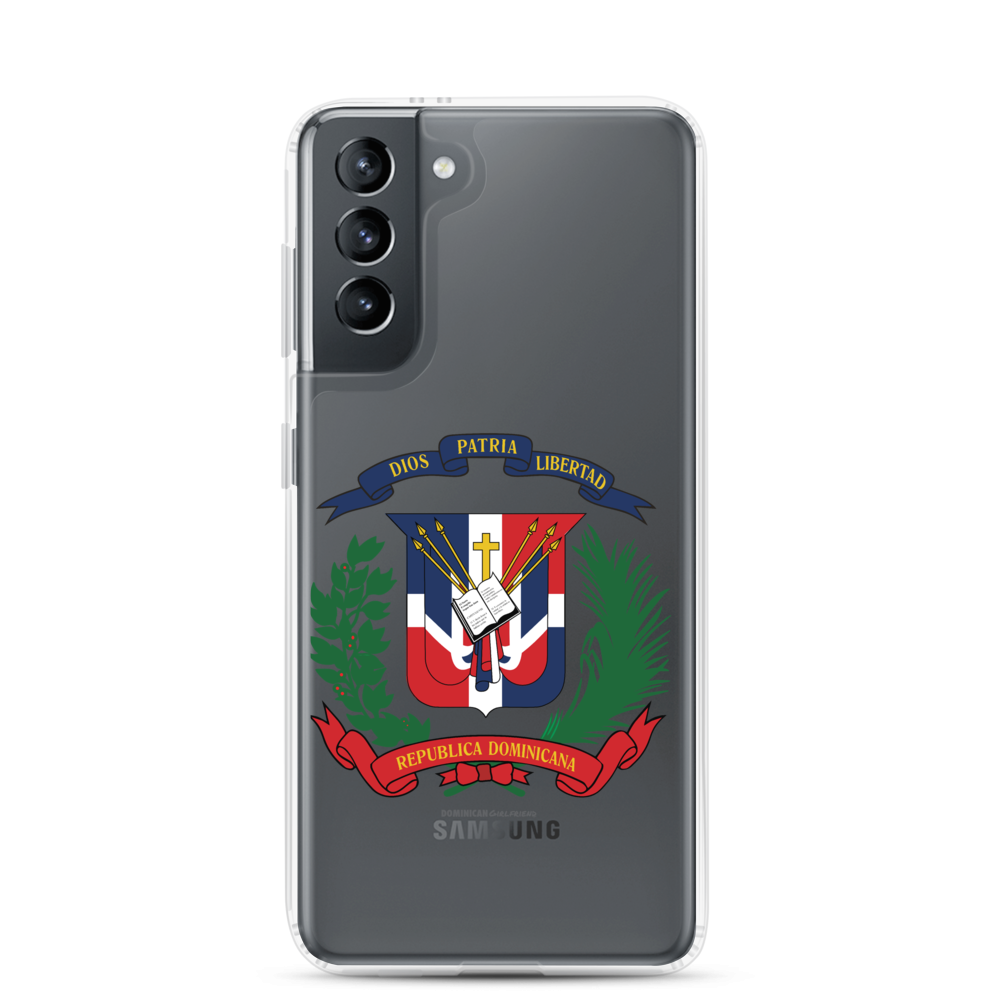 Escudo de la República Dominicana Samsung Case  - 2020 - DominicanGirlfriend.com - Frases Dominicanas - República Dominicana Lifestyle Graphic T-Shirts Streetwear & Accessories - New York - Bronx - Washington Heights - Miami - Florida - Boca Chica - USA - Dominican Clothing