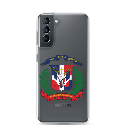 Escudo de la República Dominicana Samsung Case  - 2020 - DominicanGirlfriend.com - Frases Dominicanas - República Dominicana Lifestyle Graphic T-Shirts Streetwear & Accessories - New York - Bronx - Washington Heights - Miami - Florida - Boca Chica - USA - Dominican Clothing