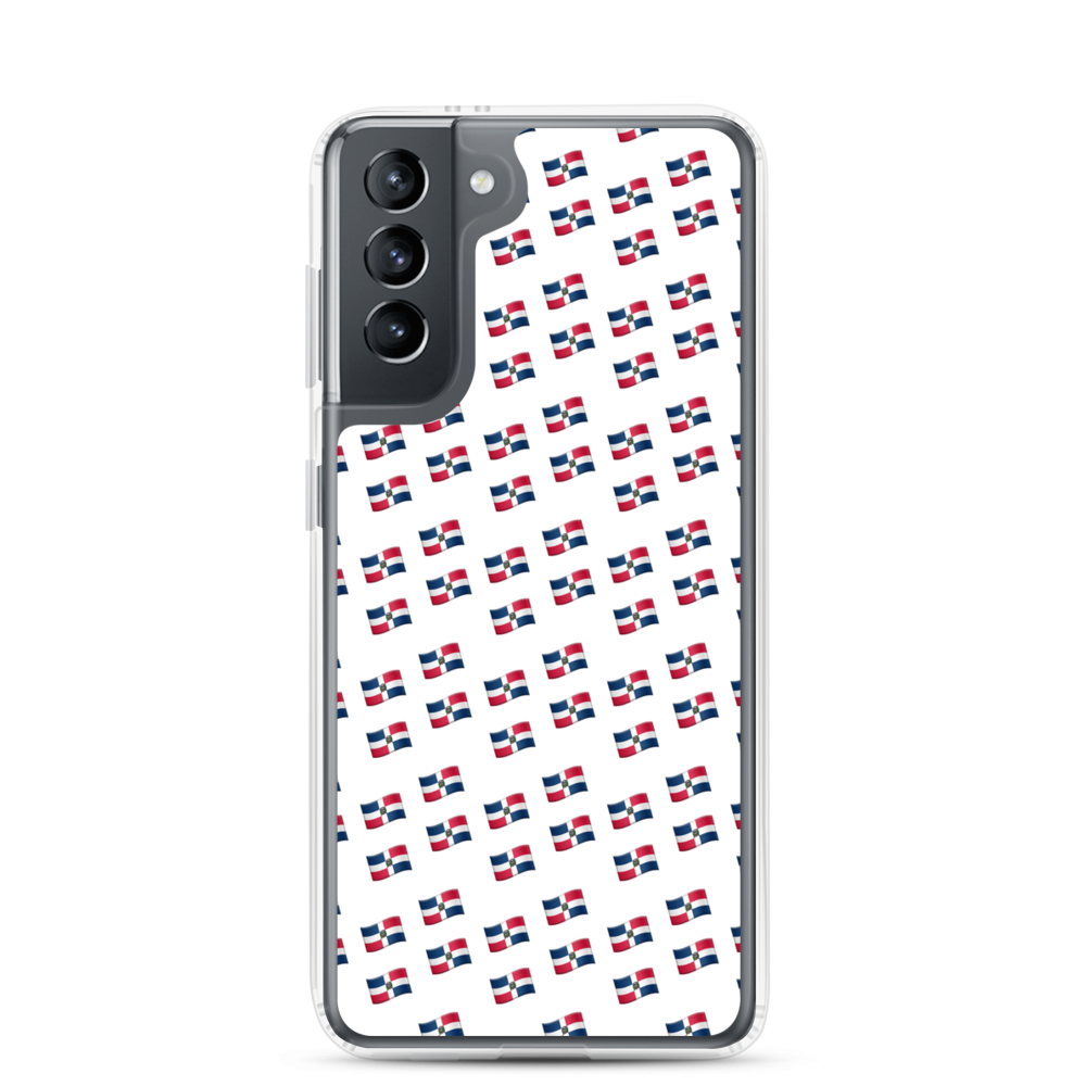 All-Over Emoji República Dominicana Flag Samsung Case  - 2020 - DominicanGirlfriend.com - Frases Dominicanas - República Dominicana Lifestyle Graphic T-Shirts Streetwear & Accessories - New York - Bronx - Washington Heights - Miami - Florida - Boca Chica - USA - Dominican Clothing