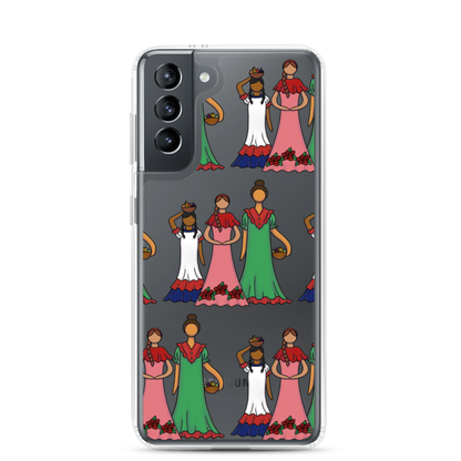 Dominican Faceless Dolls Samsung Case  - 2020 - DominicanGirlfriend.com - Frases Dominicanas - República Dominicana Lifestyle Graphic T-Shirts Streetwear & Accessories - New York - Bronx - Washington Heights - Miami - Florida - Boca Chica - USA - Dominican Clothing