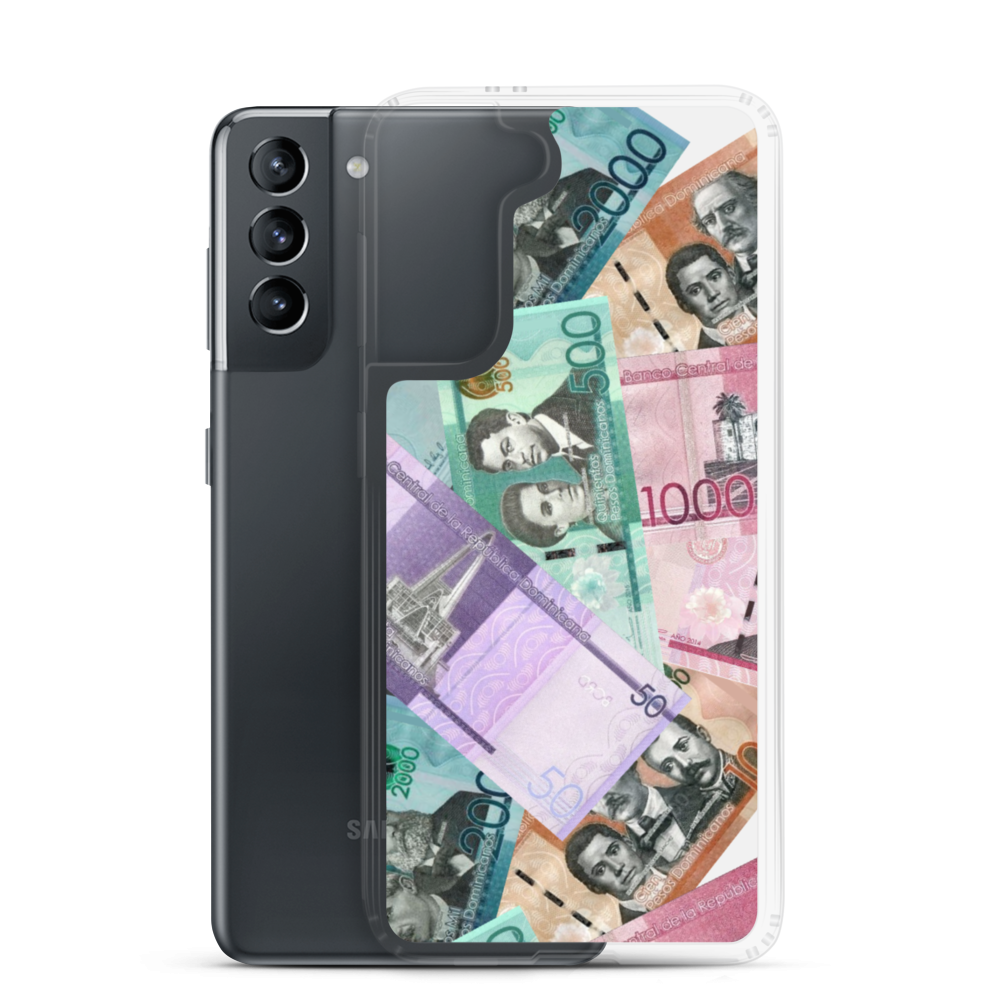 Dominican Pesos Samsung Case  - 2020 - DominicanGirlfriend.com - Frases Dominicanas - República Dominicana Lifestyle Graphic T-Shirts Streetwear & Accessories - New York - Bronx - Washington Heights - Miami - Florida - Boca Chica - USA - Dominican Clothing