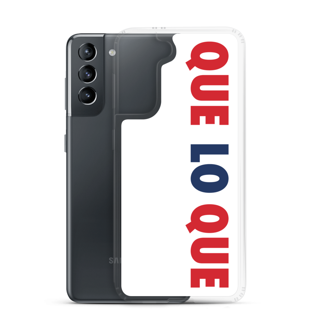 Que Lo Que Samsung Case  - 2020 - DominicanGirlfriend.com - Frases Dominicanas - República Dominicana Lifestyle Graphic T-Shirts Streetwear & Accessories - New York - Bronx - Washington Heights - Miami - Florida - Boca Chica - USA - Dominican Clothing