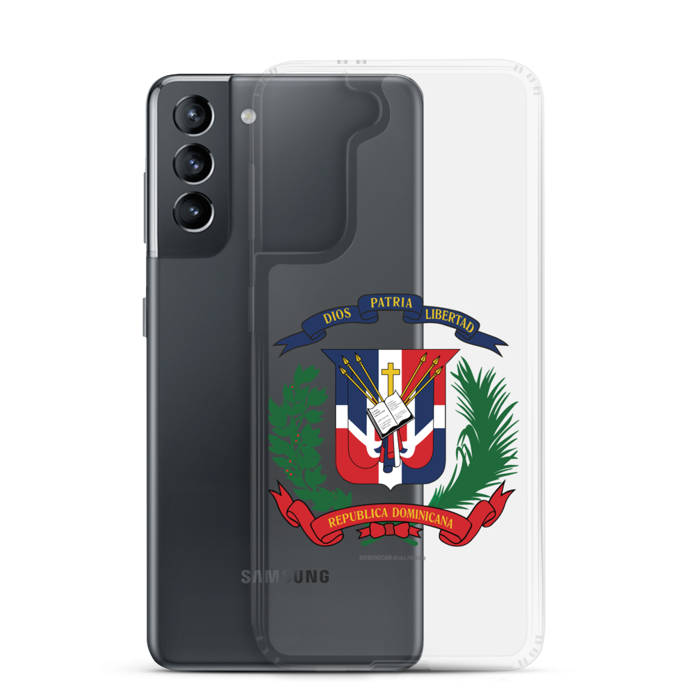 Escudo de la República Dominicana Samsung Case  - 2020 - DominicanGirlfriend.com - Frases Dominicanas - República Dominicana Lifestyle Graphic T-Shirts Streetwear & Accessories - New York - Bronx - Washington Heights - Miami - Florida - Boca Chica - USA - Dominican Clothing