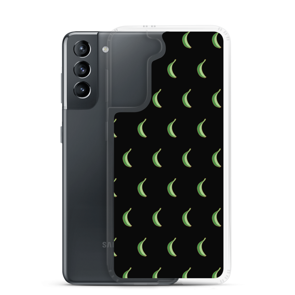Platano All-Over Samsung Case (Black)  - 2020 - DominicanGirlfriend.com - Frases Dominicanas - República Dominicana Lifestyle Graphic T-Shirts Streetwear & Accessories - New York - Bronx - Washington Heights - Miami - Florida - Boca Chica - USA - Dominican Clothing