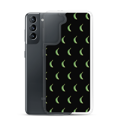 Platano All-Over Samsung Case (Black)  - 2020 - DominicanGirlfriend.com - Frases Dominicanas - República Dominicana Lifestyle Graphic T-Shirts Streetwear & Accessories - New York - Bronx - Washington Heights - Miami - Florida - Boca Chica - USA - Dominican Clothing