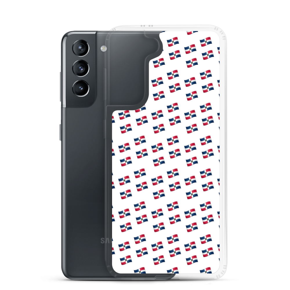 All-Over Emoji República Dominicana Flag Samsung Case  - 2020 - DominicanGirlfriend.com - Frases Dominicanas - República Dominicana Lifestyle Graphic T-Shirts Streetwear & Accessories - New York - Bronx - Washington Heights - Miami - Florida - Boca Chica - USA - Dominican Clothing