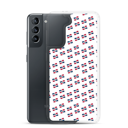 All-Over Emoji República Dominicana Flag Samsung Case  - 2020 - DominicanGirlfriend.com - Frases Dominicanas - República Dominicana Lifestyle Graphic T-Shirts Streetwear & Accessories - New York - Bronx - Washington Heights - Miami - Florida - Boca Chica - USA - Dominican Clothing