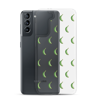 Platano All-Over Samsung Case (Transparent)  - 2020 - DominicanGirlfriend.com - Frases Dominicanas - República Dominicana Lifestyle Graphic T-Shirts Streetwear & Accessories - New York - Bronx - Washington Heights - Miami - Florida - Boca Chica - USA - Dominican Clothing