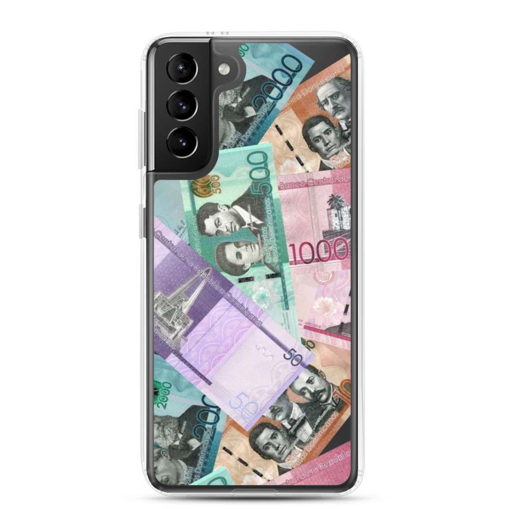 Dominican Pesos Samsung Case  - 2020 - DominicanGirlfriend.com - Frases Dominicanas - República Dominicana Lifestyle Graphic T-Shirts Streetwear & Accessories - New York - Bronx - Washington Heights - Miami - Florida - Boca Chica - USA - Dominican Clothing