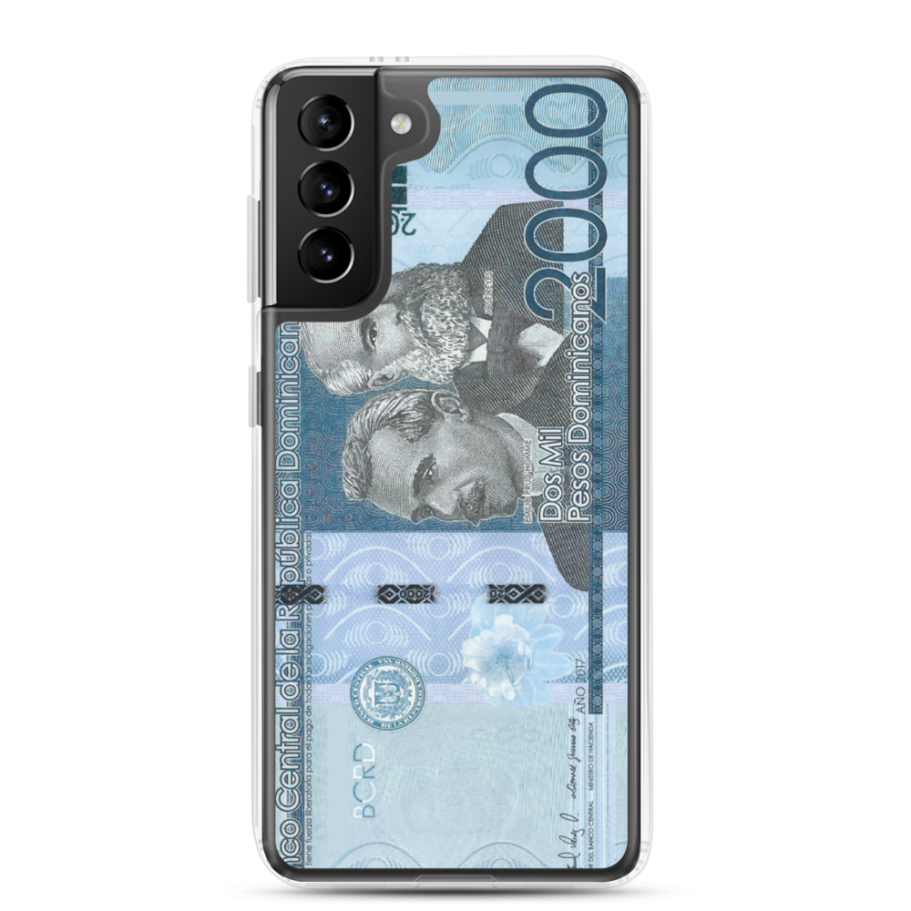 2000 Dominican Pesos Samsung Case  - 2020 - DominicanGirlfriend.com - Frases Dominicanas - República Dominicana Lifestyle Graphic T-Shirts Streetwear & Accessories - New York - Bronx - Washington Heights - Miami - Florida - Boca Chica - USA - Dominican Clothing