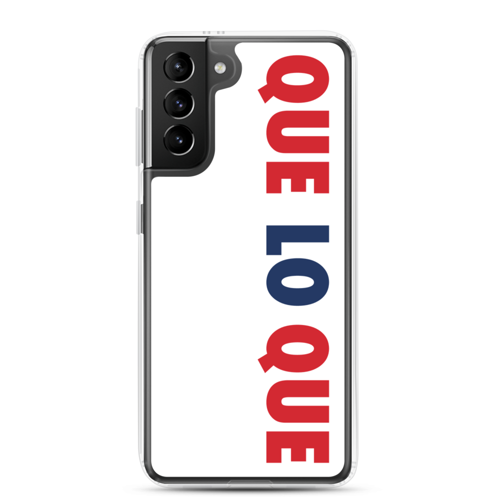 Que Lo Que Samsung Case  - 2020 - DominicanGirlfriend.com - Frases Dominicanas - República Dominicana Lifestyle Graphic T-Shirts Streetwear & Accessories - New York - Bronx - Washington Heights - Miami - Florida - Boca Chica - USA - Dominican Clothing