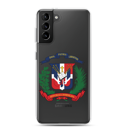 Escudo de la República Dominicana Samsung Case  - 2020 - DominicanGirlfriend.com - Frases Dominicanas - República Dominicana Lifestyle Graphic T-Shirts Streetwear & Accessories - New York - Bronx - Washington Heights - Miami - Florida - Boca Chica - USA - Dominican Clothing
