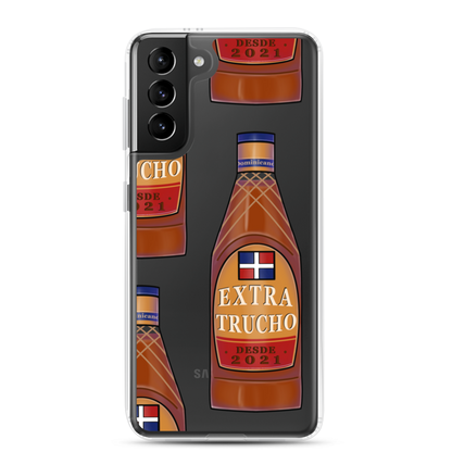 Extra Trucho Dominican Rum Samsung Case  - 2020 - DominicanGirlfriend.com - Frases Dominicanas - República Dominicana Lifestyle Graphic T-Shirts Streetwear & Accessories - New York - Bronx - Washington Heights - Miami - Florida - Boca Chica - USA - Dominican Clothing
