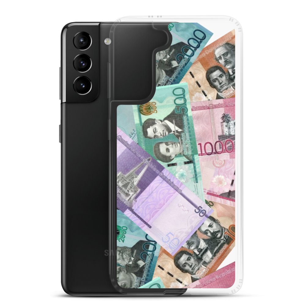 Dominican Pesos Samsung Case  - 2020 - DominicanGirlfriend.com - Frases Dominicanas - República Dominicana Lifestyle Graphic T-Shirts Streetwear & Accessories - New York - Bronx - Washington Heights - Miami - Florida - Boca Chica - USA - Dominican Clothing