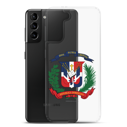 Escudo de la República Dominicana Samsung Case  - 2020 - DominicanGirlfriend.com - Frases Dominicanas - República Dominicana Lifestyle Graphic T-Shirts Streetwear & Accessories - New York - Bronx - Washington Heights - Miami - Florida - Boca Chica - USA - Dominican Clothing