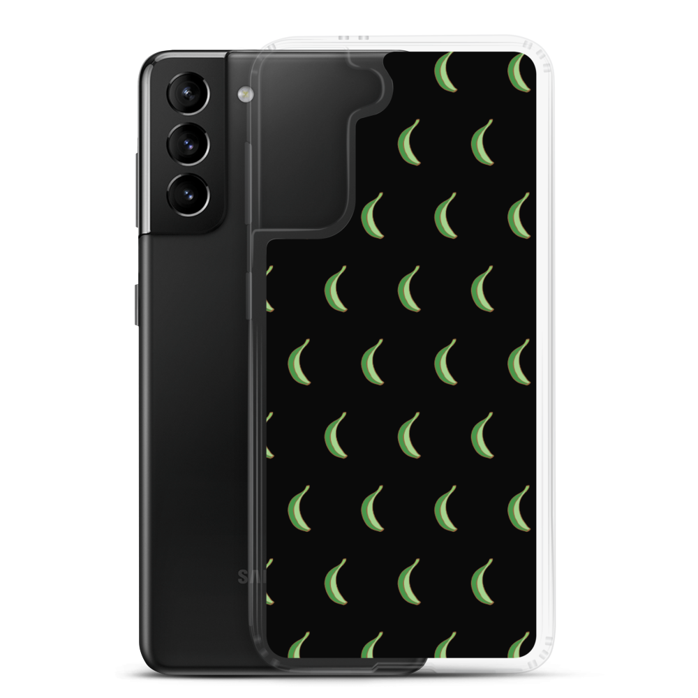 Platano All-Over Samsung Case (Black)  - 2020 - DominicanGirlfriend.com - Frases Dominicanas - República Dominicana Lifestyle Graphic T-Shirts Streetwear & Accessories - New York - Bronx - Washington Heights - Miami - Florida - Boca Chica - USA - Dominican Clothing