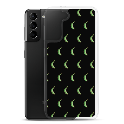 Platano All-Over Samsung Case (Black)  - 2020 - DominicanGirlfriend.com - Frases Dominicanas - República Dominicana Lifestyle Graphic T-Shirts Streetwear & Accessories - New York - Bronx - Washington Heights - Miami - Florida - Boca Chica - USA - Dominican Clothing