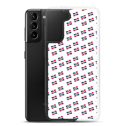 All-Over Emoji República Dominicana Flag Samsung Case  - 2020 - DominicanGirlfriend.com - Frases Dominicanas - República Dominicana Lifestyle Graphic T-Shirts Streetwear & Accessories - New York - Bronx - Washington Heights - Miami - Florida - Boca Chica - USA - Dominican Clothing