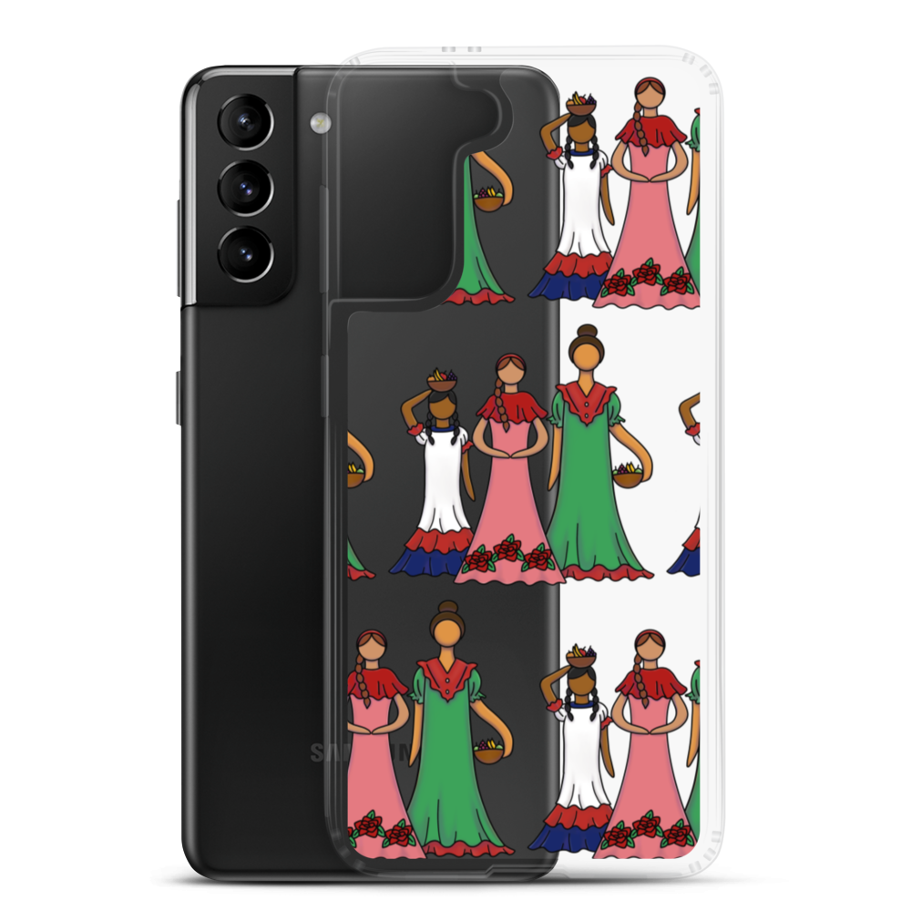 Dominican Faceless Dolls Samsung Case  - 2020 - DominicanGirlfriend.com - Frases Dominicanas - República Dominicana Lifestyle Graphic T-Shirts Streetwear & Accessories - New York - Bronx - Washington Heights - Miami - Florida - Boca Chica - USA - Dominican Clothing